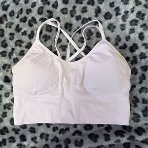 NVGTN Lilac Strappy Sports Bra